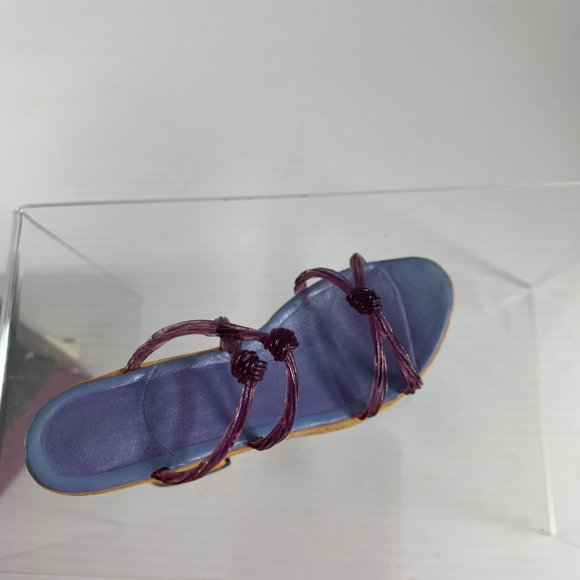 Just the Right Shoe Raine Willitts Designs Cork Wedge 25093 Miniature Sandal - Picture 6 of 10